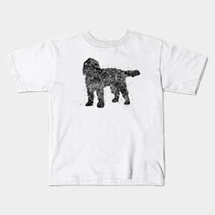 cockapoo dog black and white Kids T-Shirt